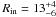 Mathematical equation: \hbox{$R_\mathrm{in} = 13^{+4}_{-6}$}
