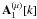 Mathematical equation: \hbox{${\bf A}_1^{(\mu)}[k]$}