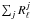 Mathematical equation: \hbox{$\sum_j R_{\ell}^j$}