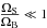 Mathematical equation: \hbox{$\frac{\Os}{\Ob}\ll1$}