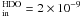 Mathematical equation: \hbox{${^{\rm \tiny{HDO}}_{\rm in}}=2\times10^{-9}$}
