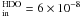 Mathematical equation: \hbox{${^{\rm \tiny{HDO}}_{\rm in}}=6\,\times\,10^{-8}$}