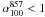Mathematical equation: \hbox{$\alpha^{857}_{100} < 1$}