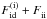 Mathematical equation: \hbox{$F_\mathrm{id}^\mathrm{(i)} + F_\mathrm{ii}^{\phantom{}}$}