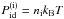 Mathematical equation: \hbox{$P_\mathrm{id}^\mathrm{(i)}=\nion\kB T$}