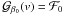 Mathematical equation: \hbox{${\cal G}_{\beta_0}(v) = {\cal F}_0$}