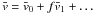 Mathematical equation: \hbox{$\vx = \vx_0 + f\vx_1 + \ldots$}