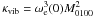 Mathematical equation: \hbox{$\kappa_{\rm vib}= \omega^3_{\rm e}(0)M^2_{0100}$}