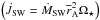 Mathematical equation: \hbox{$\left(\dot{J}_\mathrm{SW} = \dot{M}_\mathrm{SW} \overline{r}_\mathrm{A}^2 \Omega_\star\right)$}