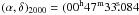 Mathematical equation: \hbox{$(\alpha,\delta)_{2000}=(00^{\rm h}47^{\rm m}33\fs084$}