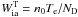 Mathematical equation: \hbox{$W_{\rm ia}^{\rm T}=n_0T_{\rm e}/N_{\rm D}$}