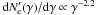 Mathematical equation: \hbox{${\rm d}N'_{\rm e}(\gamma)/{\rm d}\gamma \propto \gamma^{-2.2}$}