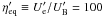 Mathematical equation: \hbox{$\eta'_{\rm eq} \equiv U'_{\rm e} / U'_{\rm B} = 100$}