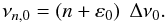 Mathematical equation: \begin{equation} \label{tassoul_alt} \nu_{\np,0} = \left(\np + \varepsilon_0\right) \; \Dnu_0. \end{equation}