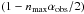 Mathematical equation: \hbox{$\left({1-{\nmax\alfa / 2}}\right)$}