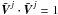 Mathematical equation: \hbox{$\tilde{\vect{V}}^j \cdot \tilde{\vect{V}}^j = 1$}