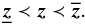 Mathematical equation: \appendix \setcounter{section}{1} \begin{equation} \label{zed} \underline{\vec z} \prec {\vec z} \prec \overline{\vec z}. \end{equation}