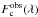 Mathematical equation: \hbox{$F_{\rm c}^{\rm obs}(\lambda)$}