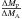 Mathematical equation: \hbox{$\frac{{\Delta M_{\rm P}}}{{\Delta M_{\rm A}}}$}