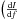 Mathematical equation: \hbox{$\left(\frac{{\rm d}I}{{\rm d}f}\right.$}