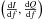 Mathematical equation: \hbox{$\left(\frac{{\rm d}I}{{\rm d}f}, \frac{{\rm d}Q}{{\rm d}f}\right)$}