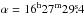 Mathematical equation: \hbox{$\alpha=16^{\rm h}27^{\rm m}29\fs4$}