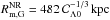 Mathematical equation: \hbox{$R_{\rm m,G}^{\rm NR} = 482\,{\cal C}_{\Lambda 0}^{-1/3}\,\rm kpc$}