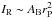 Mathematical equation: \hbox{$I_{\rm R}\sim A_{\rm B} r_{\rm P}^2$}
