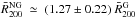 Mathematical equation: \hbox{$\bar{R}_{200}^{\rm NG}~\simeq ~(1.27\pm 0.22)~ \bar{R}_{200}^{\rm G}$}