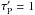 Mathematical equation: \hbox{$\tau_{\rm P}^\prime = 1$}
