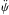 Mathematical equation: \hbox{$\ddot\psi$}