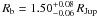 Mathematical equation: \hbox{$R_{\rm b} = 1.50^{+0.08}_{-0.06}\,R_{\mathrm{Jup}}$}