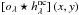 Mathematical equation: \hbox{$[o_\lambda\star h_\lambda^{\rm nc}]\Paren{x,y}$}