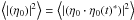 Mathematical equation: \hbox{$\moy{\left| (\eta_0) \right|^2} = \moy{\left| (\eta_0 \cdot \eta_0(t)^*) \right|^2}$}