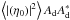Mathematical equation: \hbox{$\moy{\left| (\eta_0) \right|^2} A_{\rm d}A_{\rm d}^*$}