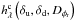 Mathematical equation: \hbox{$h_\lambda^{\rm c}\Paren{\delta_{\rm u} ,\delta_{\rm d}, D_{\phi_{\rm r}}}$}