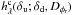 Mathematical equation: \hbox{$h_\lambda^{\rm c}(\delta_{\rm u}; \delta_{\rm d}, D_{\phi_{\rm r}})$}