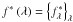 Mathematical equation: \hbox{$f^*\Paren{\lambda} = \Brace{f_{\lambda}^*}_{\lambda}$}