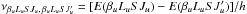 Mathematical equation: \hbox{$\nu_{\beta_u L_u S J_u, \, \beta_u L_u S J_u^{\prime}}= [E(\beta_u L_u S J_u) - E(\beta_u L_u S J_u^{\prime})]/h$}