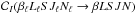 Mathematical equation: \hbox{$\mathcal{C}_I(\beta_{\ell} L_{\ell} S J_{\ell} N_{\ell} \rightarrow \beta L S J N)$}
