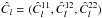 Mathematical equation: \hbox{$\hat C_l = (\hat C_l^{11},\hat C_l^{12},\hat C_l^{22})$}