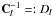 Mathematical equation: \hbox{${\bf C}_l^{-1} =: D_l$}