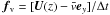 Mathematical equation: \hbox{$\vec f_{\rm v} = [\vec U(z) - \bar v\vec e_y]/\Delta t$}