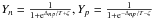 Mathematical equation: \hbox{$Y_n=\frac{1}{1+{\rm e}^{\Delta_{np}/T+\zeta}},Y_p=\frac{1}{1+{\rm e}^{-\Delta_{np}/T-\zeta}}$}
