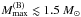 Mathematical equation: \hbox{$M^{\rm (B)}_{\rm max}\lesssim 1.5~\msun$}
