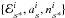 Mathematical equation: \hbox{$\lbrace {\cal E}_{_{\cal S}\ast}^i,a_{_{\cal S}}^i, n_{_{\cal S}\ast}^i\rbrace$}