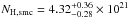 Mathematical equation: \hbox{$N_{\rm H, smc}= 4.32_{-0.28}^{+0.36}\times10^{21}$}