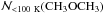 Mathematical equation: \hbox{$\mathcal{N}_{\rm <100~K}{\rm(CH_3OCH_3)}$}