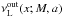 Mathematical equation: \hbox{$\nu_{\mathrm{L}}^{\mathrm{out}}(x;M,a)$}