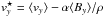 Mathematical equation: \hbox{$v_y^\star=\mean{v_y}-\alpha\mean{B_y}/\rho$}